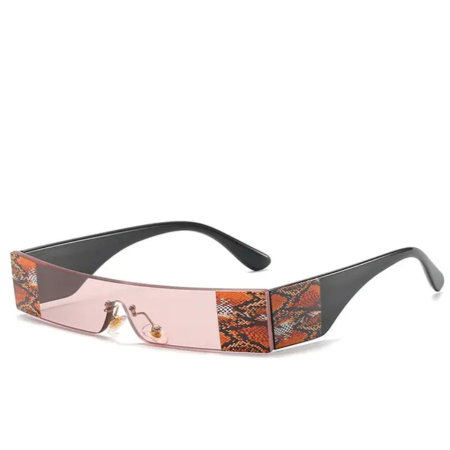 Fashion Snake Tattoo Rectangle Sunglasses - High Trend Coture