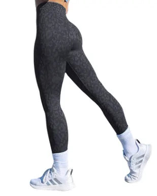 Leggings sin Costuras con Estampado de Leopardo - High Trend Coture