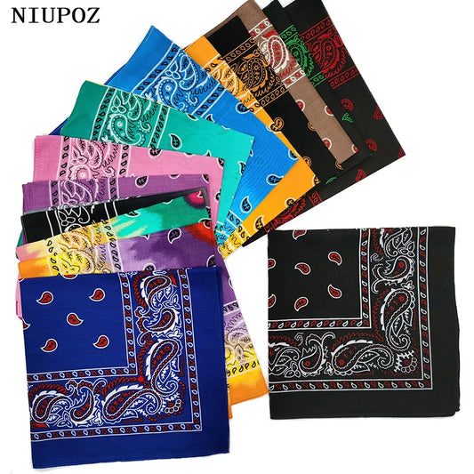 Bandana Cuadrada Algodón Tie Dye Paisley