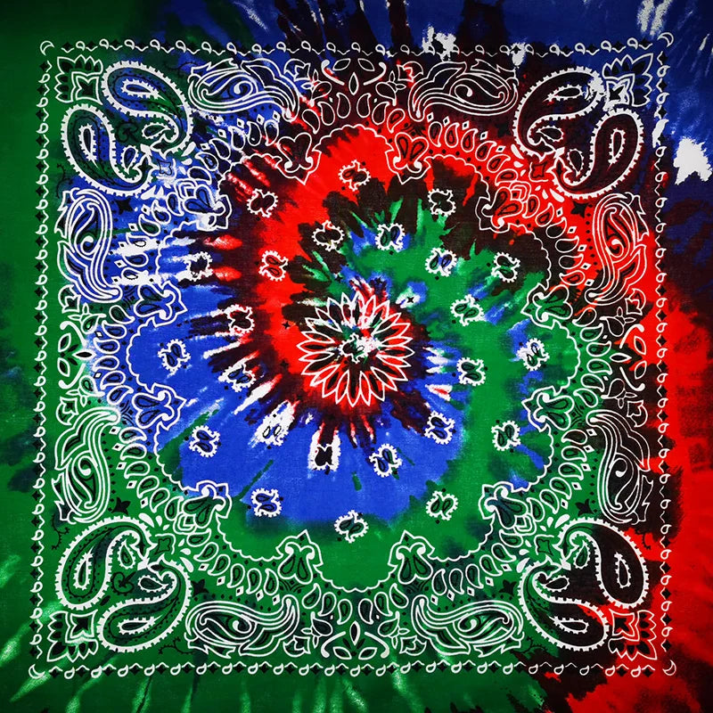 Bandana de Algodón 100% Estampado Paisley 55x55cm Unisex
