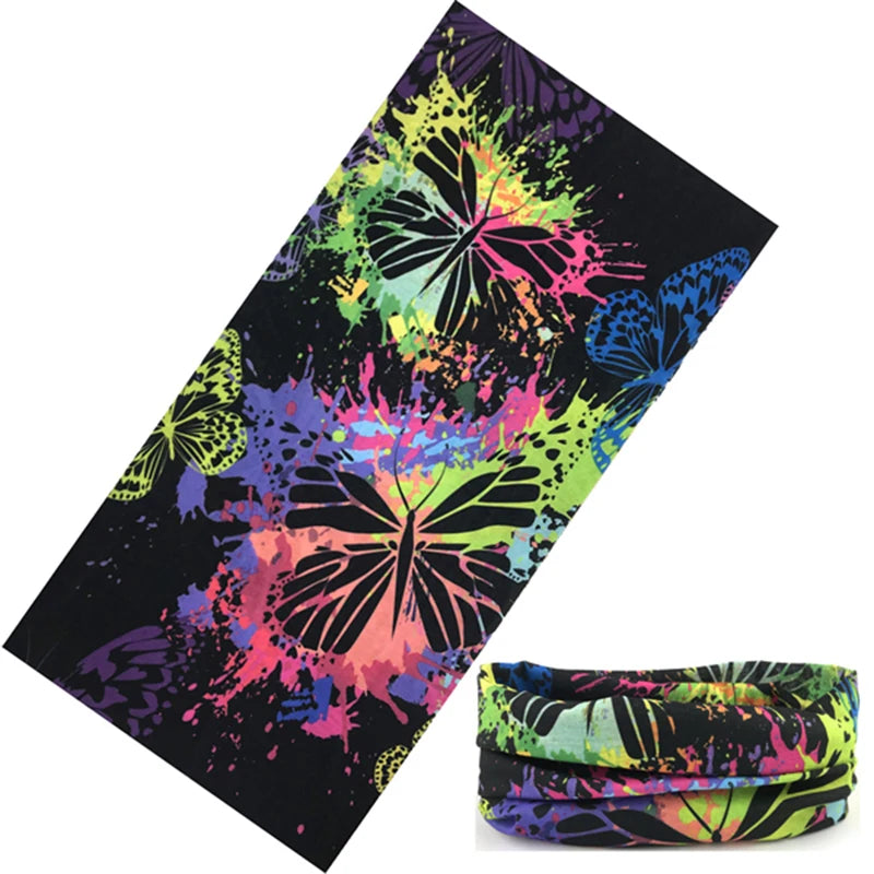 Braga Cuello Tubular con Calaveras Bandana Multifuncional Unisex
