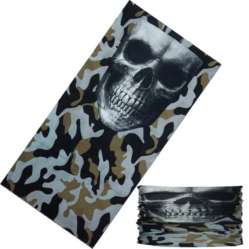 Braga Cuello Tubular con Calaveras Bandana Multifuncional Unisex