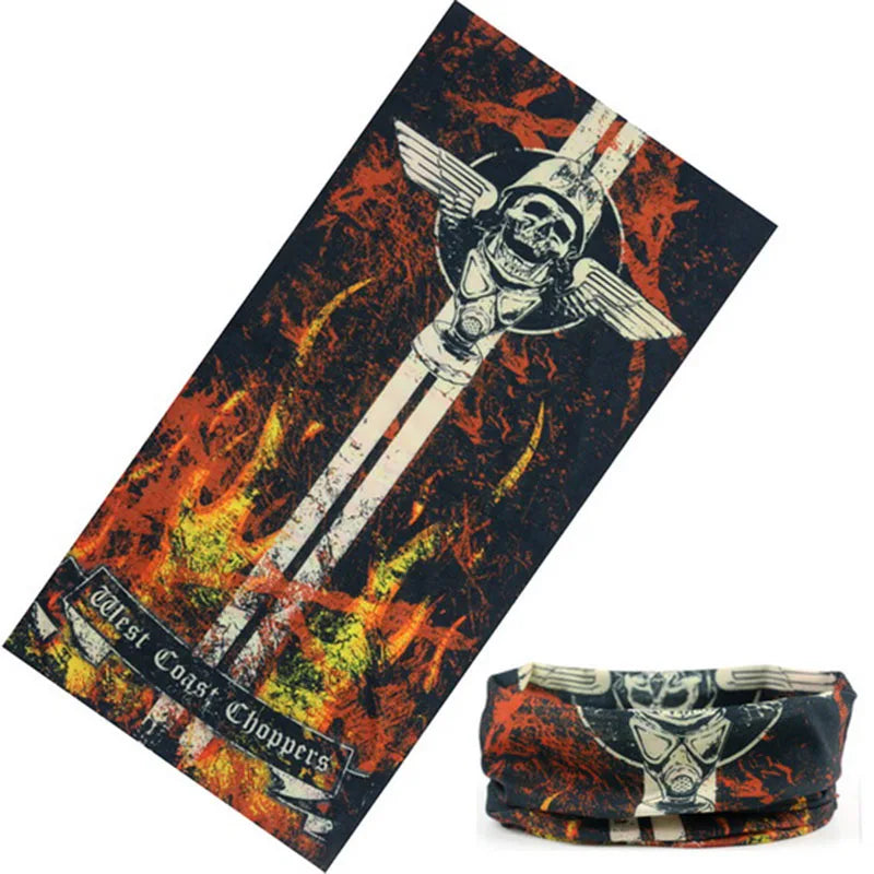 Braga Cuello Tubular con Calaveras Bandana Multifuncional Unisex