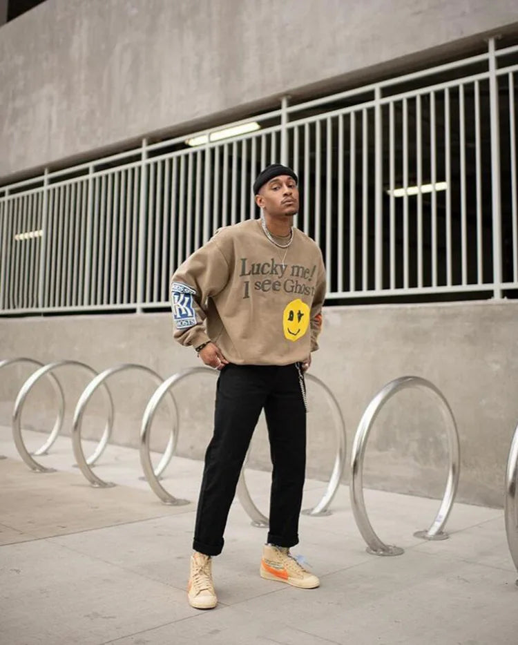Sudadera Gráfica Estampada Unisex Kanye West I See Ghosts
