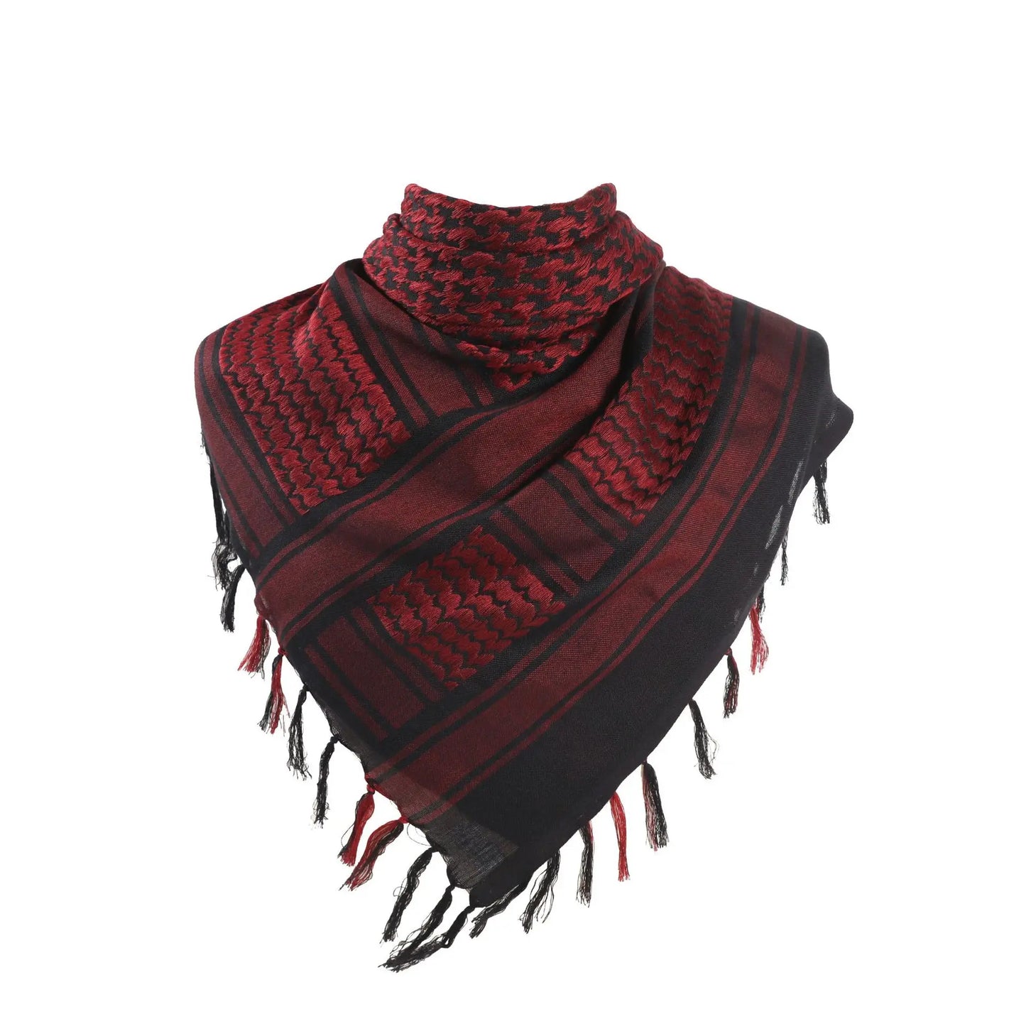 Pañuelo Árabe Shemagh Keffiyeh Algodón Bufanda Táctica Unisex de Invierno