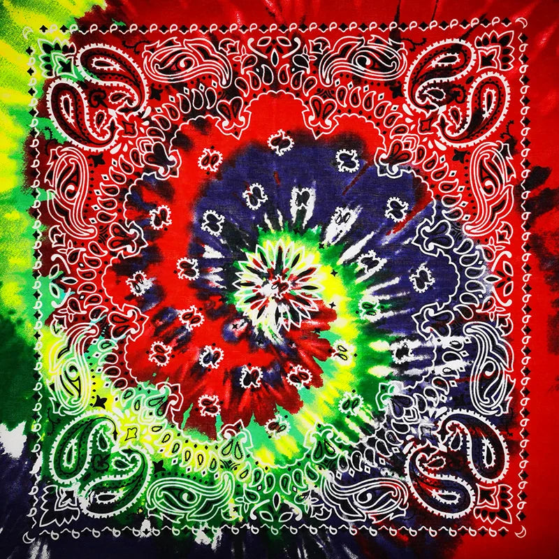 Bandana de Algodón 100% Estampado Paisley 55x55cm Unisex