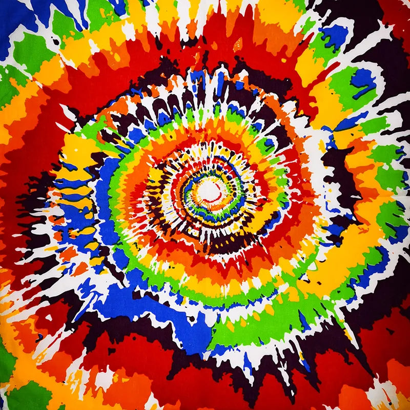 Bandana Cuadrada Algodón 100% con Calaveras Paisley