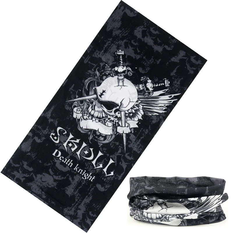 Braga Cuello Tubular con Calaveras Bandana Multifuncional Unisex