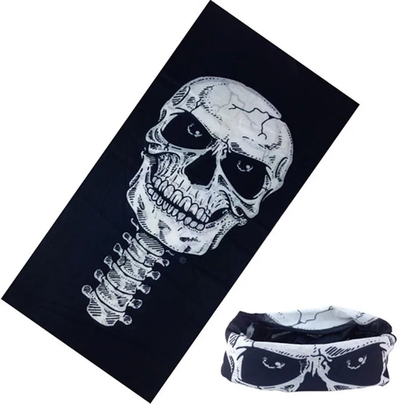 Braga Cuello Tubular con Calaveras Bandana Multifuncional Unisex