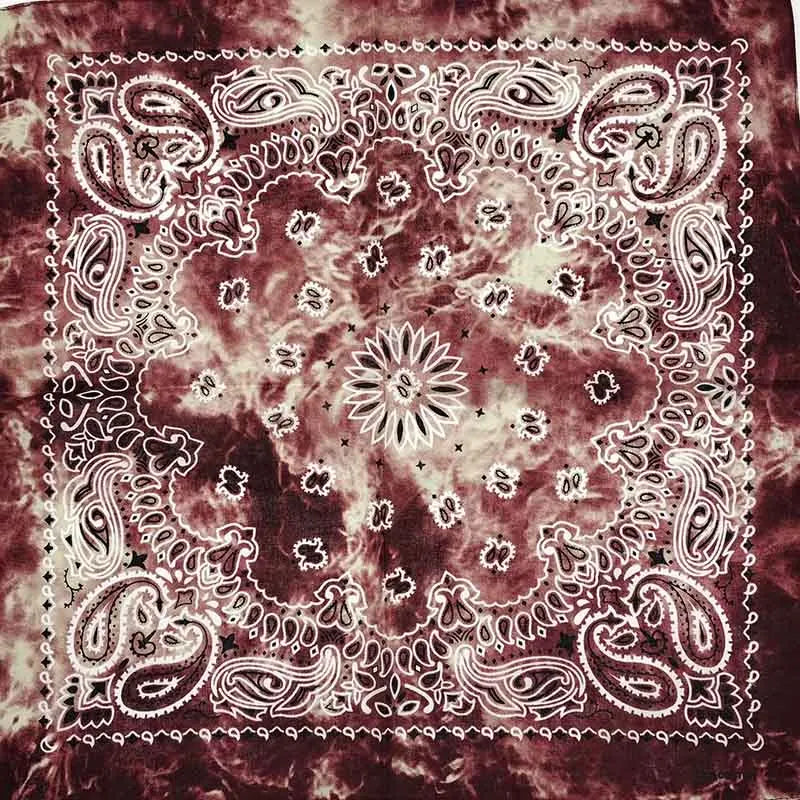 Bandana de Algodón 100% Estampado Paisley 55x55cm Unisex