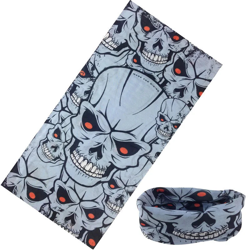 Braga Cuello Tubular con Calaveras Bandana Multifuncional Unisex