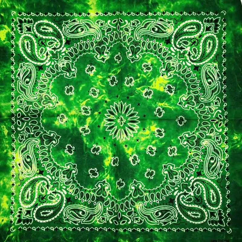 Bandana de Algodón 100% Estampado Paisley 55x55cm Unisex