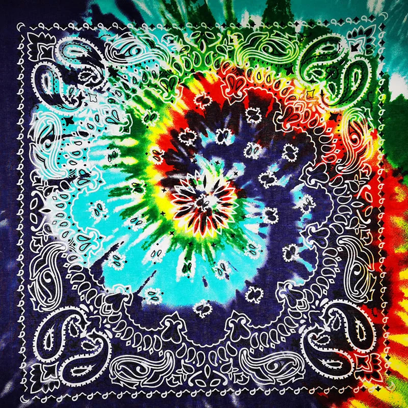 Bandana de Algodón 100% Estampado Paisley 55x55cm Unisex