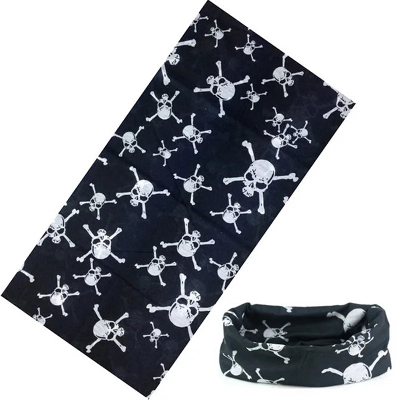 Braga Cuello Tubular con Calaveras Bandana Multifuncional Unisex