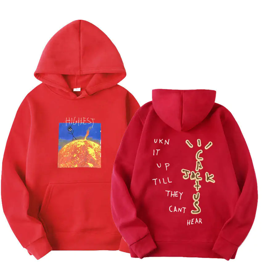 Sudadera con Capucha Travis Scott Cactus Jack Unisex