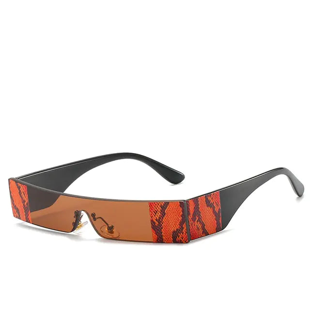 Fashion Snake Tattoo Rectangle Sunglasses - High Trend Coture