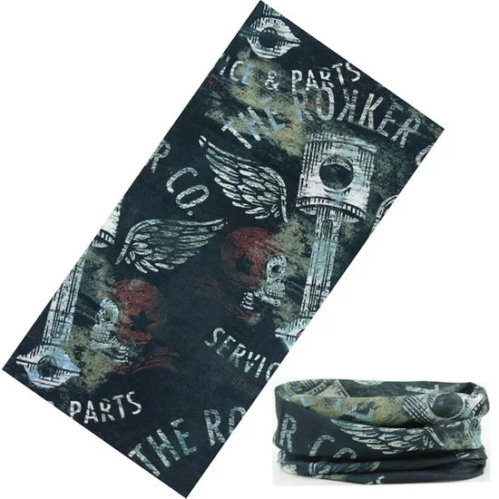 Braga Cuello Tubular con Calaveras Bandana Multifuncional Unisex
