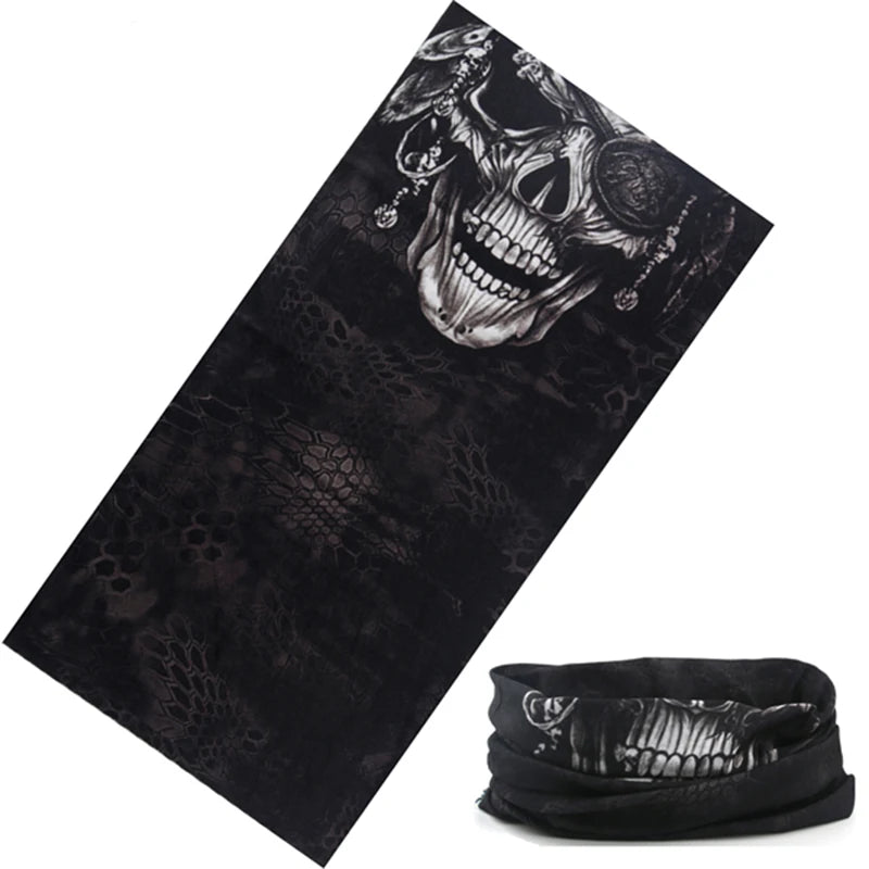 Braga Cuello Tubular con Calaveras Bandana Multifuncional Unisex