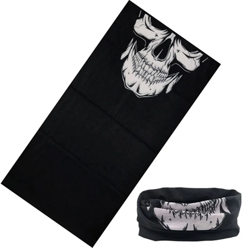 Braga Cuello Tubular con Calaveras Bandana Multifuncional Unisex