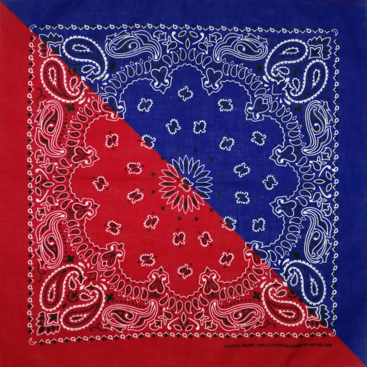 Bandana de Algodón 100% Estampado Paisley 55x55cm Unisex
