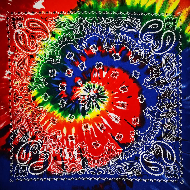 Bandana de Algodón 100% Estampado Paisley 55x55cm Unisex