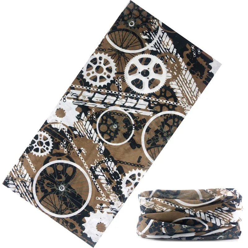 Braga Cuello Tubular con Calaveras Bandana Multifuncional Unisex