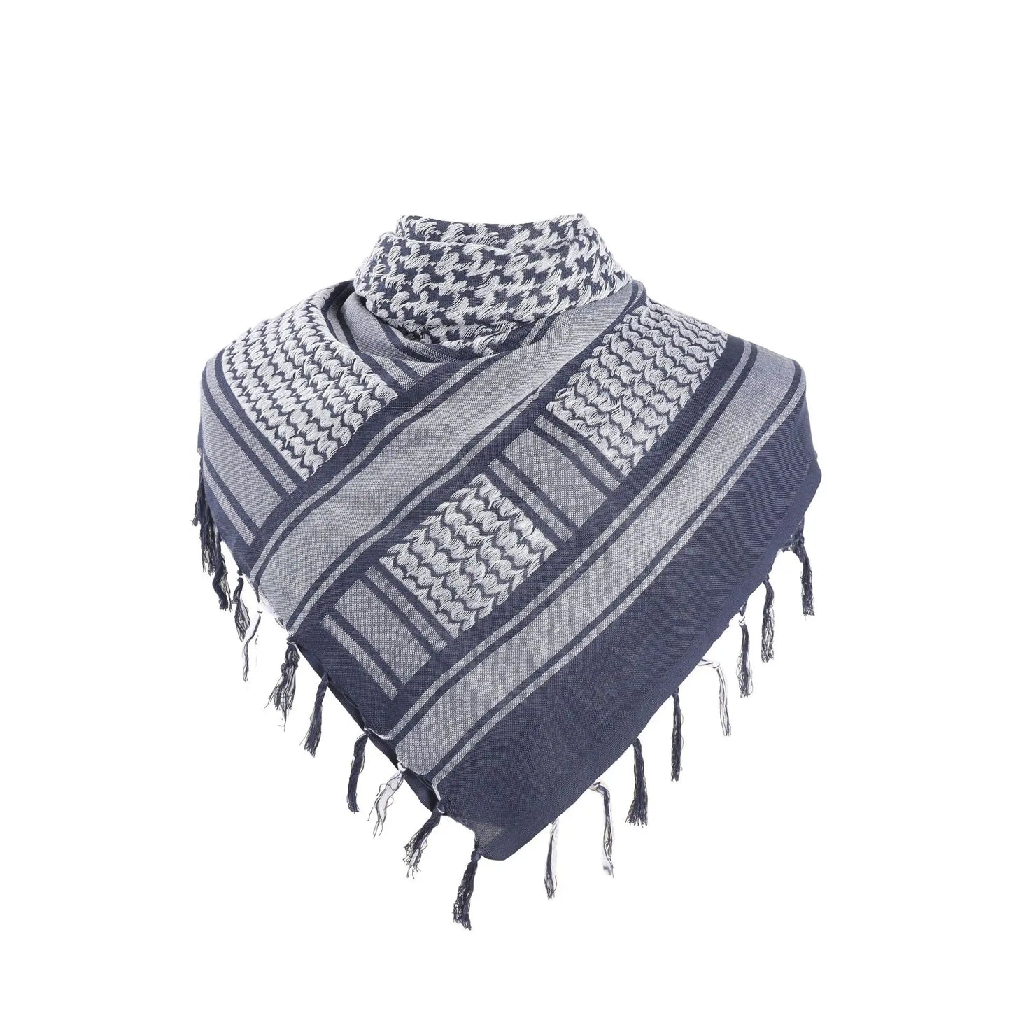 Pañuelo Árabe Shemagh Keffiyeh Algodón Bufanda Táctica Unisex de Invierno