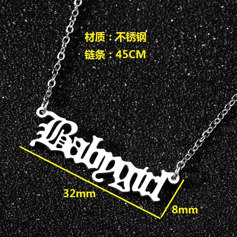 Rapper Letter Necklace - High Trend Coture