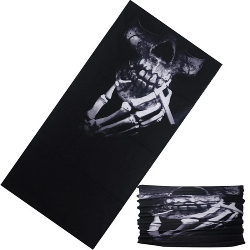 Braga Cuello Tubular con Calaveras Bandana Multifuncional Unisex