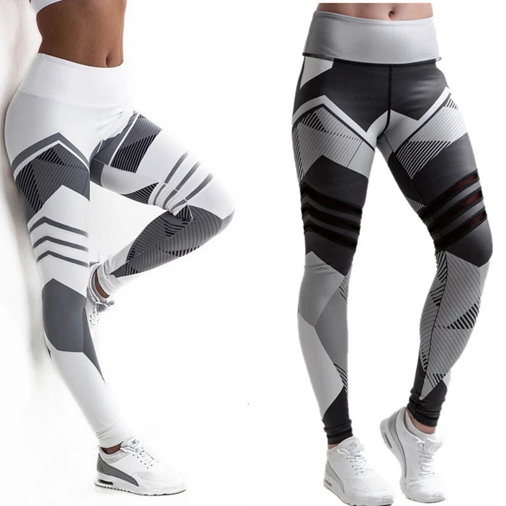 Leggings de Cintura Alta con Estampado Digital - High Trend Coture