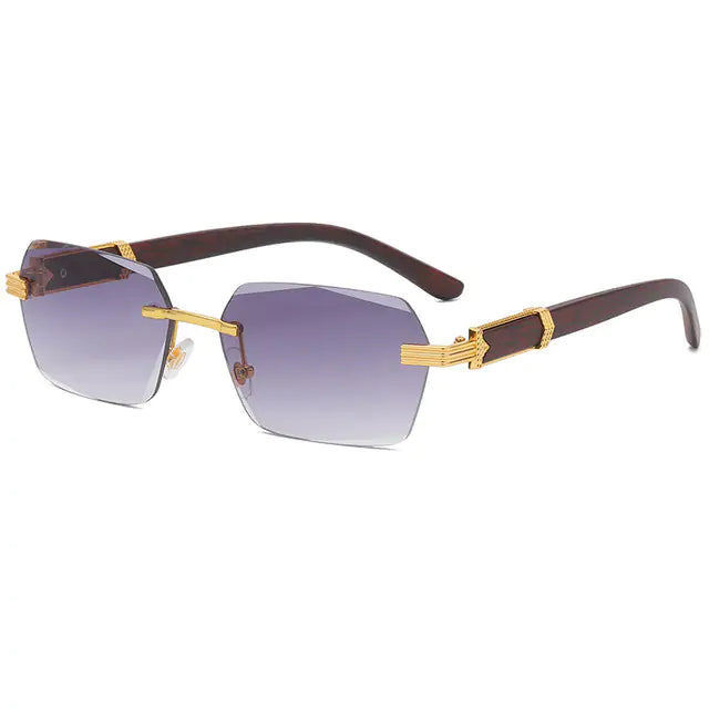 Rimless Steampunk Frameless Sunglasses - High Trend Coture