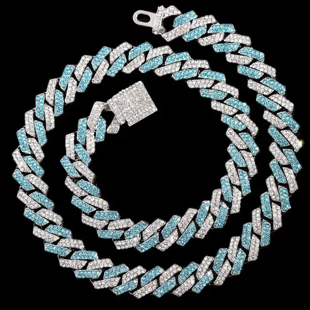 Iced Out Rhombus Necklace - High Trend Coture