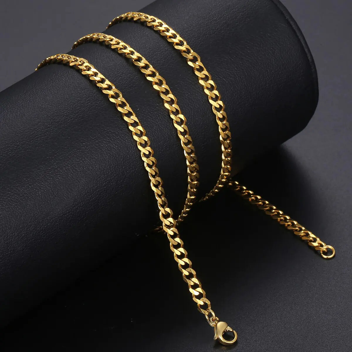 Hip Hop Stainless Steel Curb Cuban Link Necklace - High Trend Coture