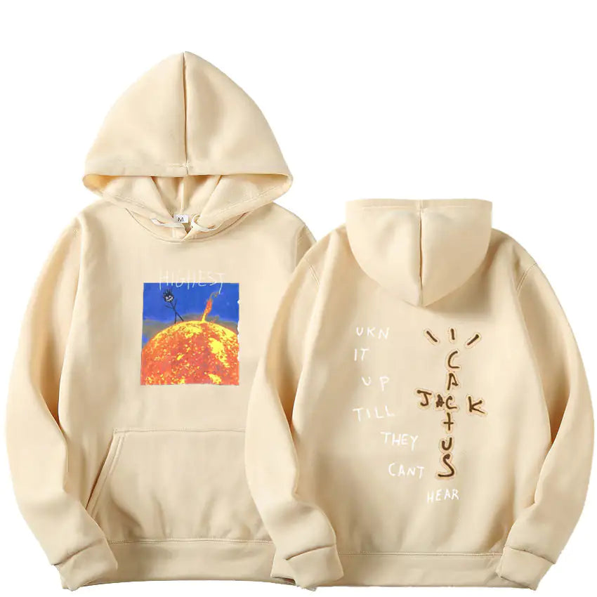 Sudadera con Capucha Travis Scott Cactus Jack Unisex