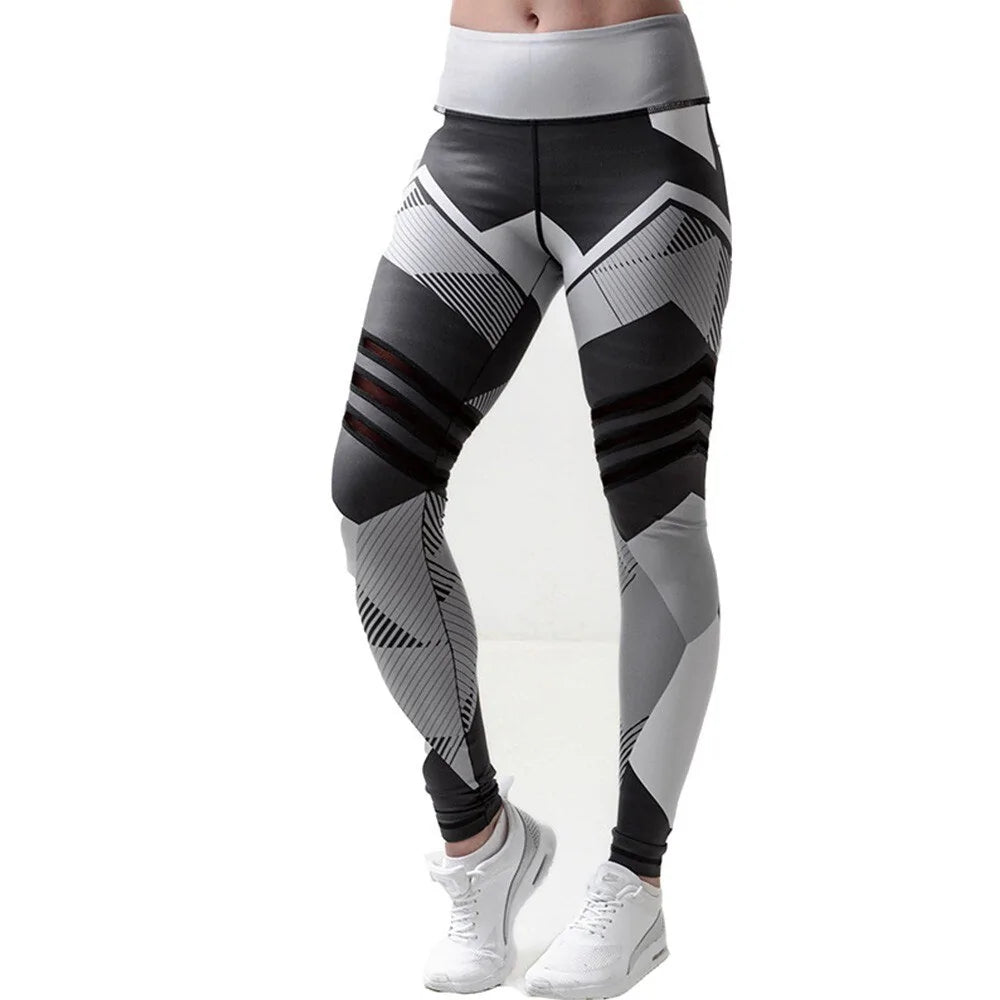 Leggings de Cintura Alta con Estampado Digital - High Trend Coture