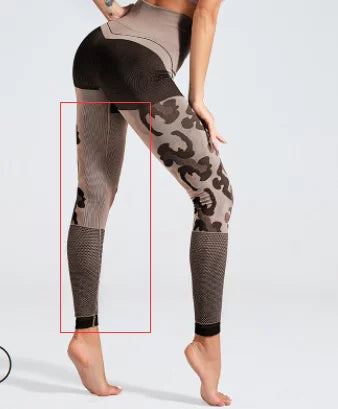Leggings Estampado Camuflaje Push Up Elásticos - High Trend Coture