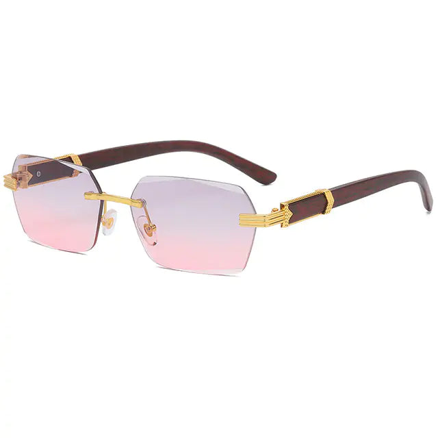 Rimless Steampunk Frameless Sunglasses - High Trend Coture