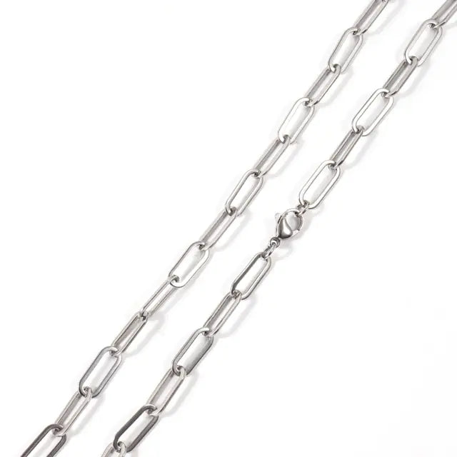 Paper Clip Chain Men Necklace - High Trend Coture