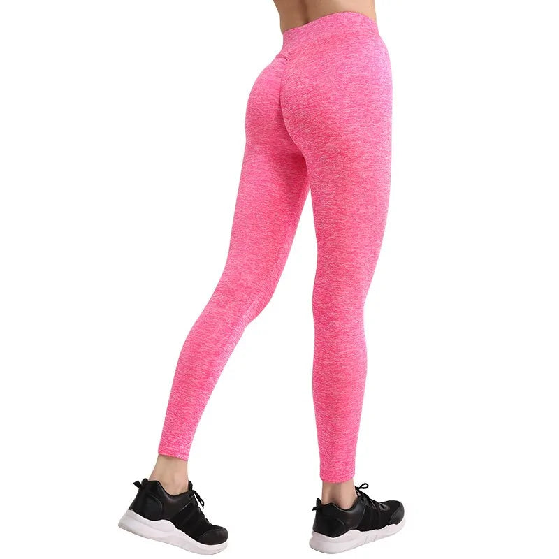 Leggings Deportivos con Cintura Cruzada Mujer - High Trend Coture