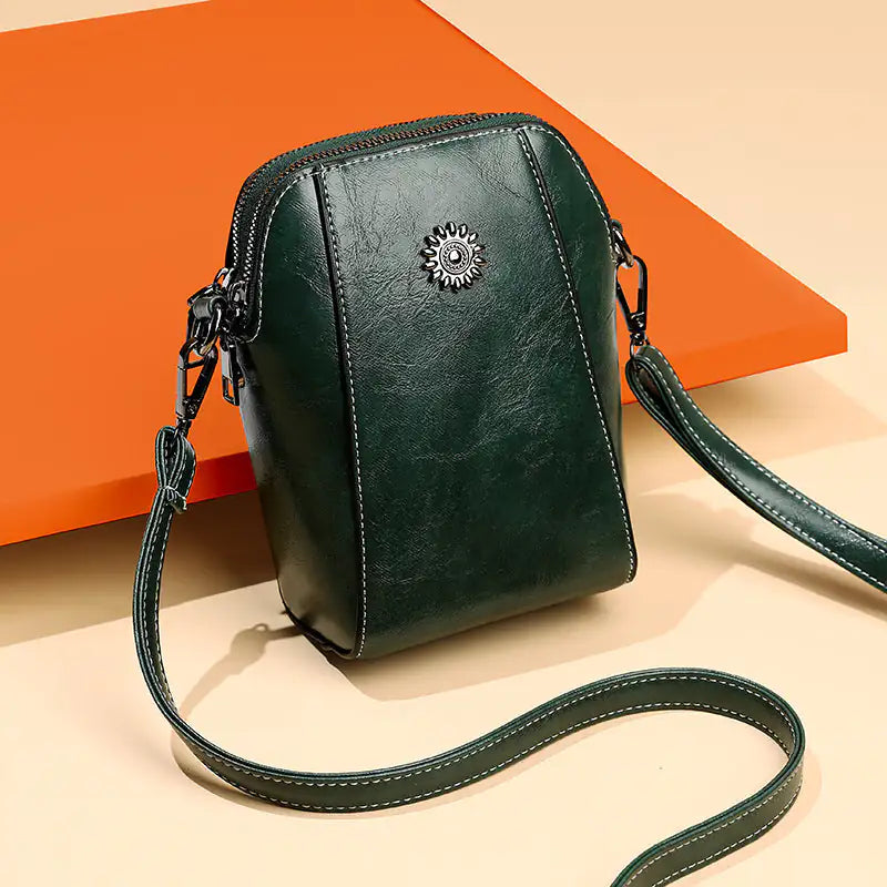 Mini bolso estilo bandolera de piel - High Trend Coture