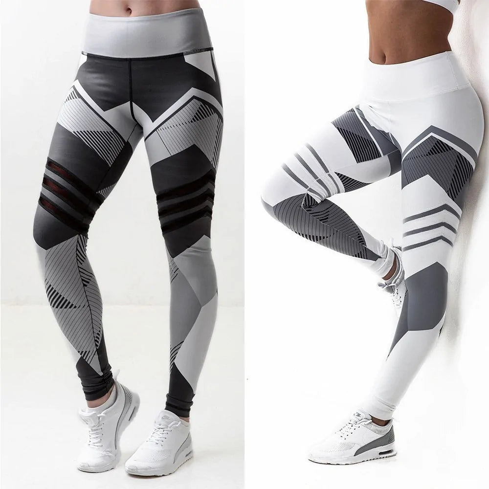 Leggings de Cintura Alta con Estampado Digital - High Trend Coture