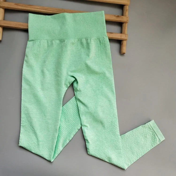 Leggings de Cintura Alta sin Costuras - High Trend Coture