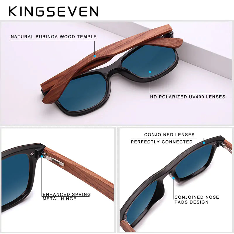 Natural Wooden Sunglasses - High Trend Coture