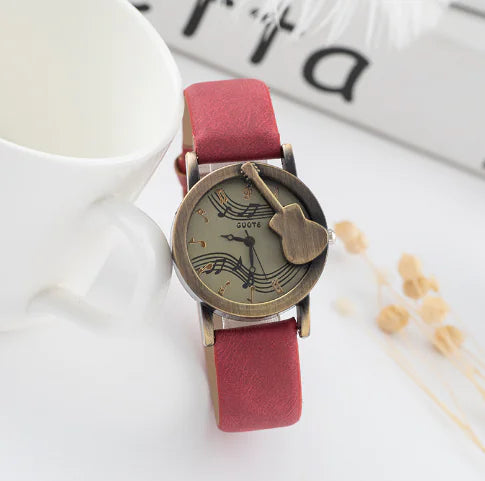 Women Fashion Tuitar Music Casual Watch - High Trend Coture