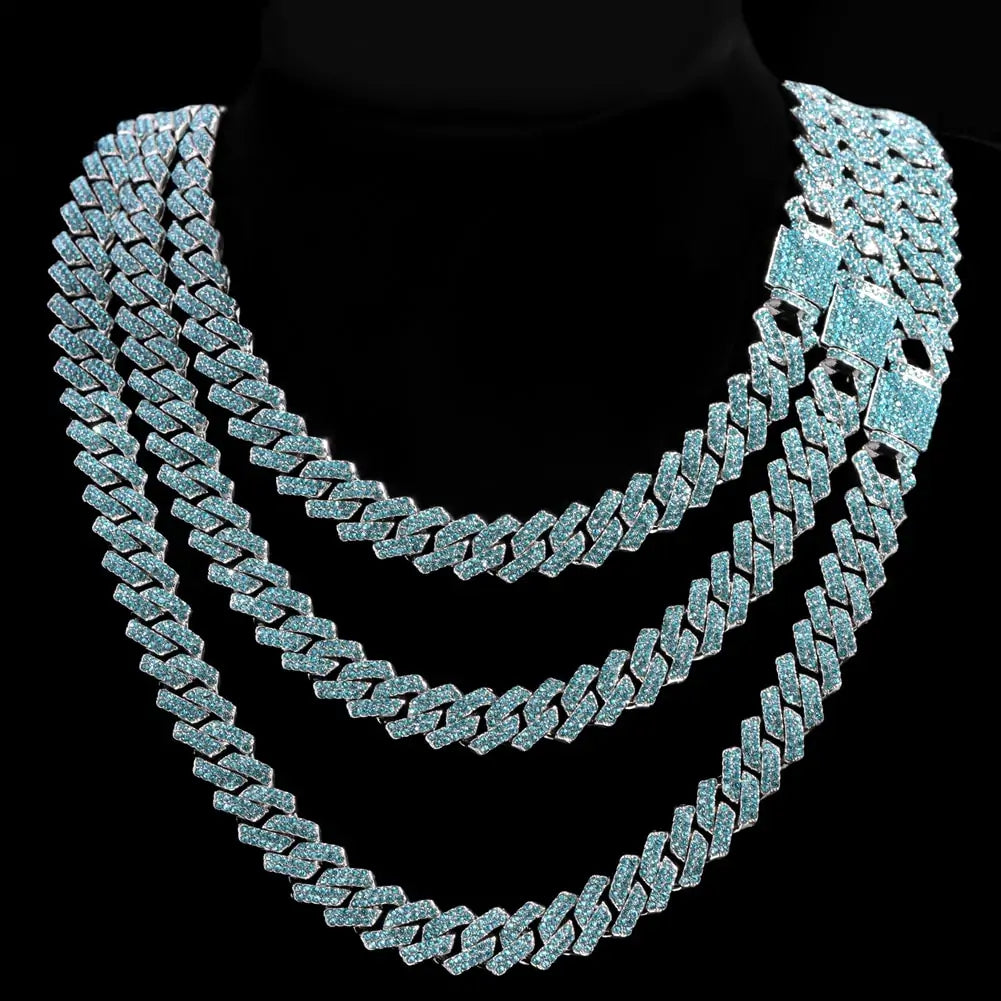 Iced Out Rhombus Necklace - High Trend Coture