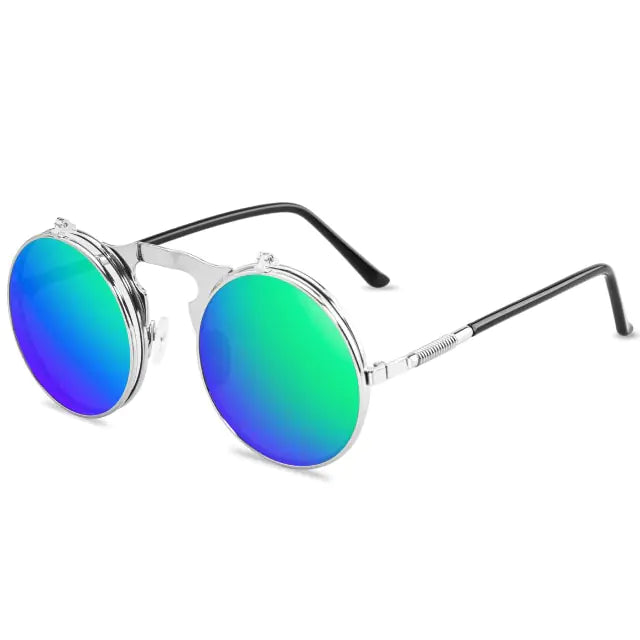 Vintage Steampunk Flip Sunglasses - High Trend Coture