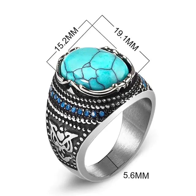 Men's Square Charm Ring - High Trend Coture