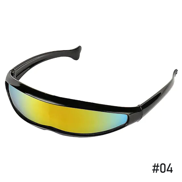 Futuristic Narrow Cyclops Sunglasses - High Trend Coture