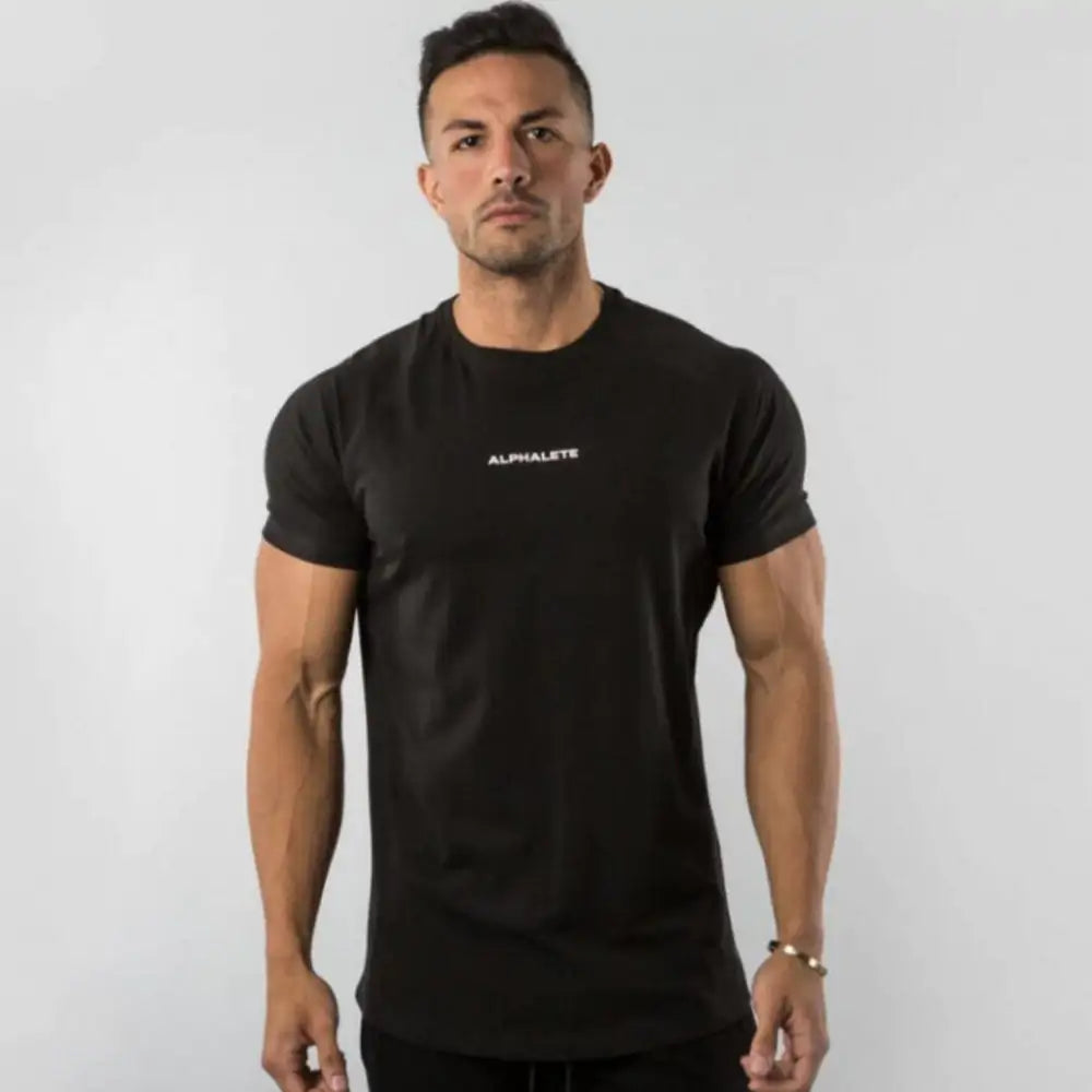 Camiseta Ajustada Hombre Gym y Fitness - High Trend Coture