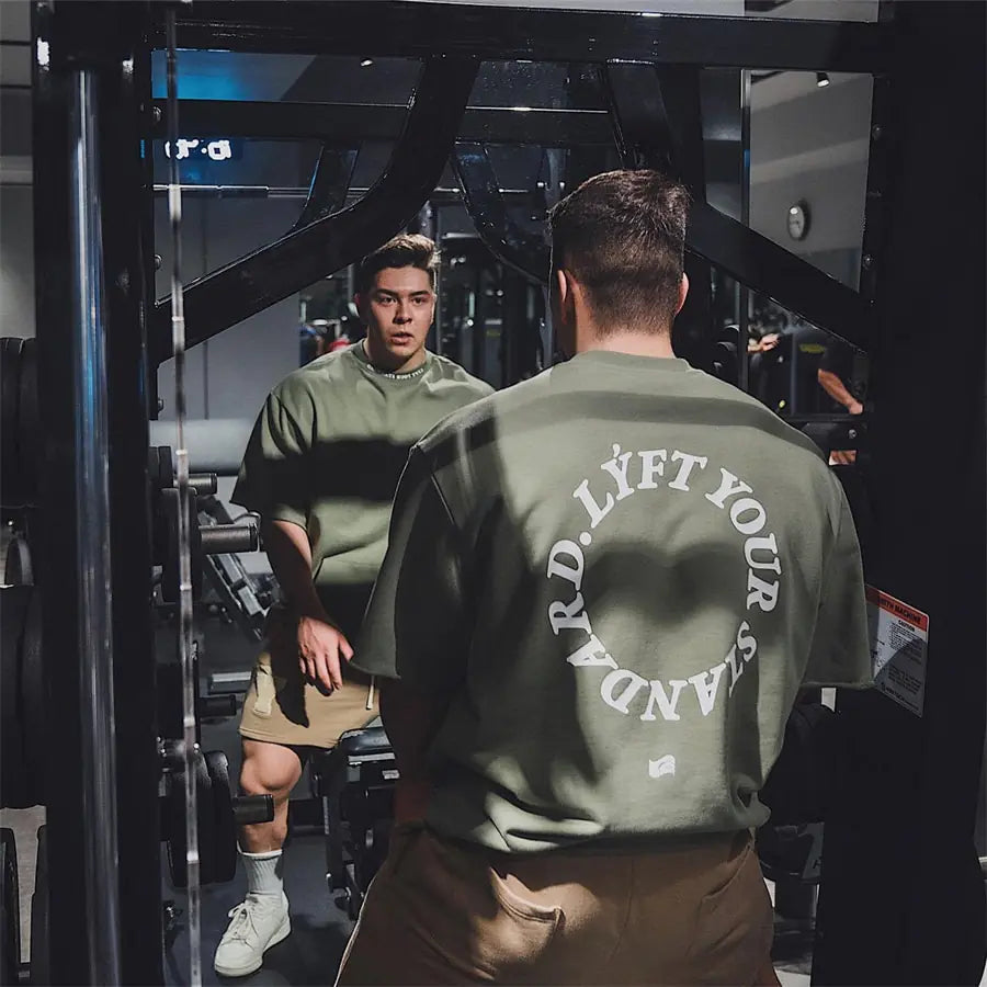 Camiseta Oversize Gym con Bolsillos - High Trend Coture